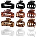 SMKSL 12 Pcs Hair Claw Clips for Women &amp; Girls 3 Styles Hair Accessories