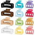 SMKSL 12 Pcs Hair Claw Clips for Women &amp; Girls 3 Styles Hair Accessories