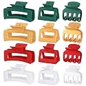 SMKSL 12 Pcs Hair Claw Clips for Women & Girls 3 Styles Hair Accessories