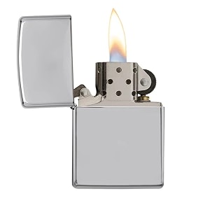 smoke king brass armor high polish chrome windproof pocket lighter  zorro original  refillable kerosene oil lighter fuel not included