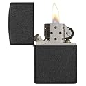 Smoke King Brass Classic Black Crackle Windproof Lighter | (Zorro Original) Textured Historic Finish | Refillable Kerosene Oil Pocket Lighter (Fuel Not Included)