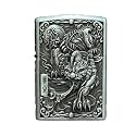 Smoke King Brass Dragon Flame Windproof Pocket Lighter | (Zorro Original) | Refillable Kerosene Oil Lighter (Fuel Not Included)