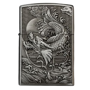 smoke king brass phoenix rise windproof pocket lighter  zorro original  refillable kerosene oil lighter fuel not included