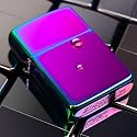 Smoke King Brass Rainbow Kerosene Lighter |(Zorro Original) Classic Vintage Brass Windproof Sanding Wheel Pocket Lighter | Classic Smoking Gift for Men (Fuel Not Included)