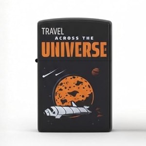 smoke king brass travel across the universe windproof classic lighter  zorro original refillable lighter  mens gift fuel not included