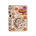 Smoke King Kerosene Lighter, Auspicious Lion Awakening, Rotatable, Retro Integrated Grinding Wheel Windproof Lighter