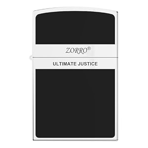 smoke king ultimate justice silver classic windproof lighter zorro original metal retro ignition wheel lighter for camping edc fireplaces  fuel not included