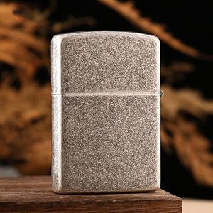 smoke king vintage rugged silver windproof lighter refillable antique metal pocket lighter classic flip top design for men without fluid