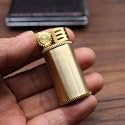 Smoke King Zorro 583 Medium Brass Gear Wheel Kerosene Pocket Lighter (Fuel Not Included)