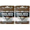 SMOKEY MOUNTAIN Caffeinated Pouches - Caramel Coffee - Tobacco Free and Nicotine Free - 15 Pouches Per Pack - 2 Pack