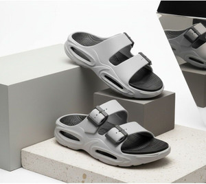 Smoothlite Men Soft EVA Double Strap SandalsAdjustable