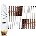 Smores Sticks For Fire Pit [Set Of 14] - Marshmallow Roasting Sticks For Campfire, Classic Smore Sticks - Hot Dog Sticks For Campfire - SUMPRI Campfire Sticks