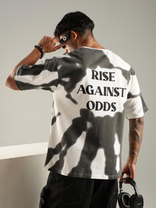 Smosh Graphic Print Men Round Neck White