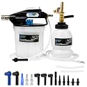 SMOTIVEPRO 2L Vacuum Brake Bleeder Kit Pneumatic Brake Fluid Extractor Pump