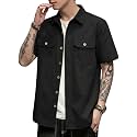SMOWKLY Men39s Casual Solid Printed Cotton Regular