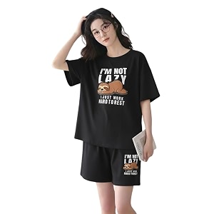 smowkly women korean shorts pajama set summer night top amp shorts dress cotton blend nightwear set top amp shorts sleepwear lounge wear soft comfortable night suit ladies  co-ord home wear set