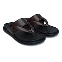 Men39s Solid Casual Flat Slipper Faux Leather