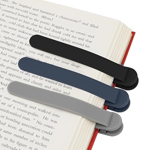 smuk 3pcs automatic bookmark cute silicone bookmarks for reading women and men teachers page markers keeper reading accessories gifts