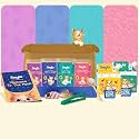 Smylo Adult Wet Cat Food Trial Box (1+ Yrs) with Fish &amp; Chicken Broth | Chicken, Tuna &amp; Mackerel Recipes | Grain Free, No Preservatives | Omega 3 &amp; 6 for Shiny Fur | Wet Food for Cats, Cat Food Topper