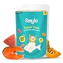 Smylo Natural Healthy Adult Cat Wet Food (1+ Yrs) 70g x 12 Packs | Tuna, Salmon, &amp; Pumpkin | for Healthy Skin &amp; Coat, Supports Digestion | Grain Free, No Preservatives or by-Products | Vet-Formulated