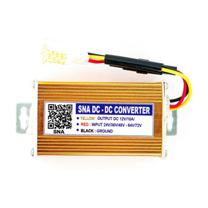 sna dc to dc current converter 24v36v48v64v72v to 10amp 12v alternative energy electronic hobby kit