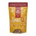 SNACQ...Changing the way we snack Dark Chocolate Granola - 350 Grams (Pack Of 1)|Tasty,Healthy And Convenient Breakfast|Gluten Free,No Oil,No Preservatives|100% Healthy Dark Chocolate Almond Granola
