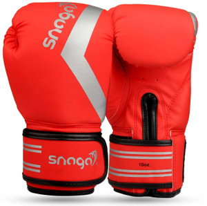 snaga premium matt pu boxing gloves for sparring boxing muay thai mma - 12oz boxing gloves