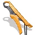 SNAIL TRAIL Floating Fish Gripper, Bass Fishing Grabber, Catfish Holder, Trout Fish Mouth Grip Tool, Fish Lip Gripper, Fishing Plier. (Yellow-Gray)