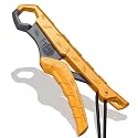 SNAIL TRAIL Floating Fish Gripper, Bass Fishing Grabber, Catfish Holder, Trout Fish Mouth Grip Tool, Fish Lip Gripper, Fishing Plier. (Yellow-Gray)