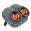 Snailax Shiatsu Foot Massager with Heat, Deep Kneading Foot Warmer, Size 13