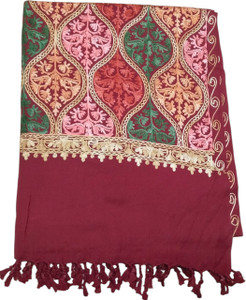snandco pashmina wool embroidered men shawl