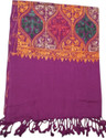 SNandCo Pashmina, Wool Embroidered Men Shawl