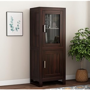 snap furniture solid sheesham wood corner book shelf with storage  library bookshelf wooden bookcase office amp home living room book cabinet large bbslf-walnut2