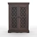 SNAP FURNITURE Wooden Crockery Cabinet for Kitchen &amp; Dining Room |sheesham Wood Free Standing Side Board Crockery Cabinet with Drawers &amp; Door (Walnut)