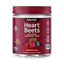 Snap Heart Beets Soft Chews, Beet Root Extract & CoQ10, Mixed Berry, 60 Ct
