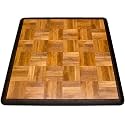 SnapLock Portable Dance Floor Kit, 3'x3', Oak Finish, 9 Sq Ft