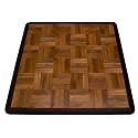 SnapLock Portable Dance Floor Kit, 3'x3', Oak Finish, 9 Sq Ft
