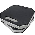 SnapPad StakPad RV Leveling Blocks – Precise Fit for Class A, B & C Motorhomes, Fifth Wheels, Travel Trailers & More – 12x12” – Bigger Surface Area, More Stability – Pack of 2 Leveling Blocks for RVs