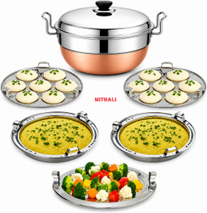 Snapple Idli Cooker Multi Kadai Steamer 5Plate