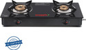 Snapple Linear 2 Burner Gas Stove Black
