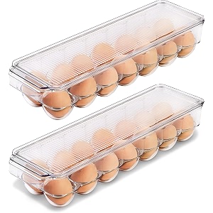 Snazzy Egg Container For Refrigerator - 14