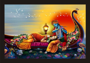 sndart radha krishna wall decoration items grey