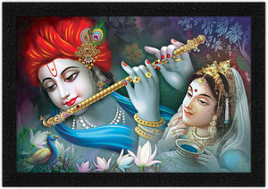 sndart radha krishna wall decoration items light blue