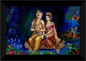 sndart radha krishna wall decoration items ebony