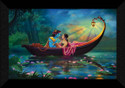 SNDArt Radha Krishna Wall Decoration Items (Leafy Brown)