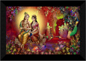 SNDArt Radha Krishna Wall Decoration Items (Marble White)