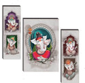 SNDArt Set OF 3 Lord Ganesha Home Décor 3D Digital Reprint 12 inch x 18 inch Painting (Without Frame, Pack of 3)