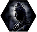 SNDArt Lord Shiva Painting for Living Room Pack of 3 (Light Blue)
