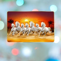 SNDArt Vastu 7 Running Horses Wall Paintings