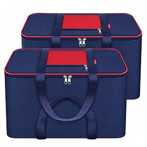 sndia 2 pack nylon big moisture proof underbed storage bag